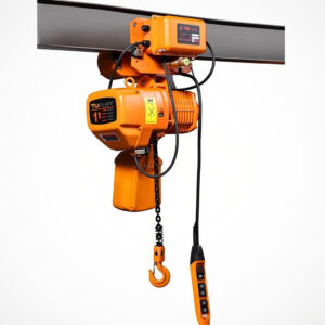 Electric chain hoist with trolley 1 remote