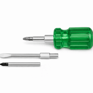 TWO IN ONE STUBBY SCREW DRIVER