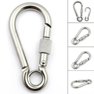 Snap hook Galvanised with nut