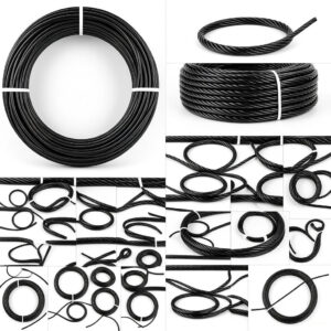 Wire rope black/ung