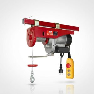 Mini electric hoist with trolley single remote