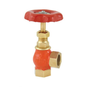 ZOLOTO Bronze Angle Globe Valve No. 4 (Screwed)
