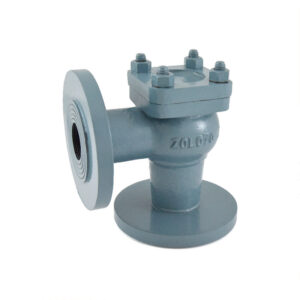 ZOLOTO Cast Iron Horizontal Lift Check Valve Angle Pattern (Flanged)