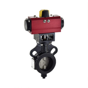 ZOLOTO Butterfly Valve (Wafer Type) with Pneumatic Actuator