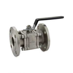 ZOLOTO Stainless Steel CF8 (SS304) Three piece Design Ball Valve Class-150 (Flanged)