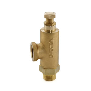 ZOLOTO Bronze Spring Loaded Safety Relief Valve Enclosed Discharge (Screwed)
