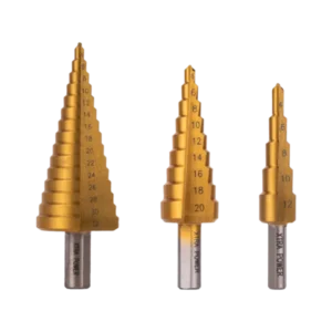 STEP DRILL BITS TITANIUM COATED