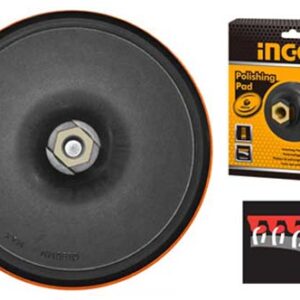 Polishing pad with flange