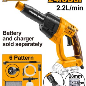 Lithium-ion pressure washer