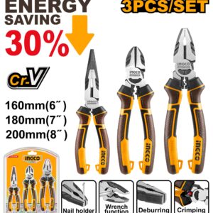 3 Pcs high leverage pliers set