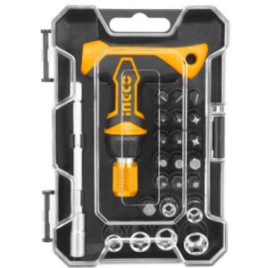 24 Pcs t- handle wrench screwdriver set