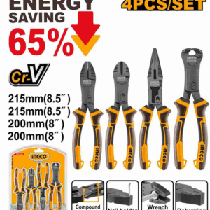 4 Pcs compound action pliers set