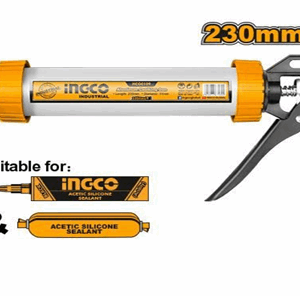 Aluminum caulking gun