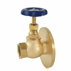 ZOLOTO Bronze Globe Valve (One Side Flanged) PTFE