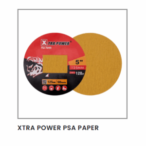 SAND PAPER WITH VELCRO 5" XTRA POWER GOLD