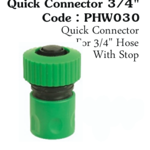 Quick Connector 3/4"