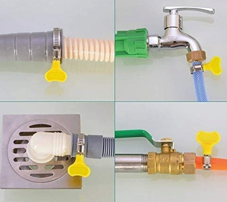 Worm Drive Hose Clip with Butterfly Key - Image 2