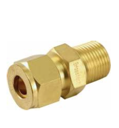 Olive Male Connector Assembly (1 Nut + 1 Sleeve) Tube OD X BSPT