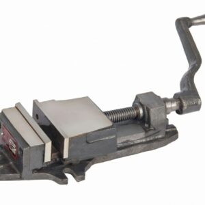 Low Height Milling Machine Vice - Fixed Base (Open Screw), Unbreakable S.G. Iron Body