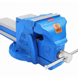 Heavy Duty Bench Vice Deluxe (Double Rib) - Unbreakable S.G. Iron Body