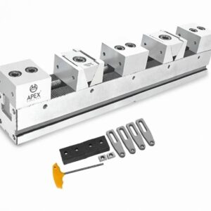 Multi Grip Machine Vice with Serrated Slide Ways - Accuracy 0.02 mm, Hardness 60 +/- 2 HRC