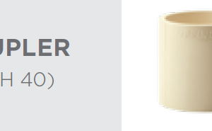 COUPLER SCH 40