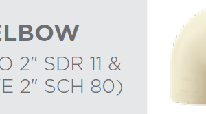 ELBOW SDR11/SCH80