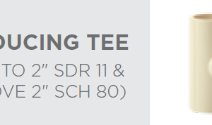 REDUCING TEE SDR11/SCH80