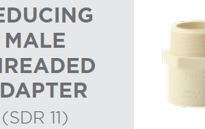 REDUCING MALE THREADED ADAPTER SDR 11