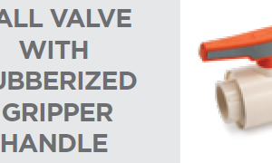 BALL VALVE RUBBERIZED HANDLE