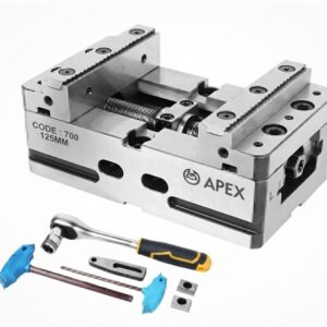 Precision 5-Axis Machine Vice - Accuracy 0.02 mm, Hardness 60 +/- 2 HRC