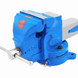 Cross Rib Bench Vice (Swivel Base) - S.G. Iron Body
